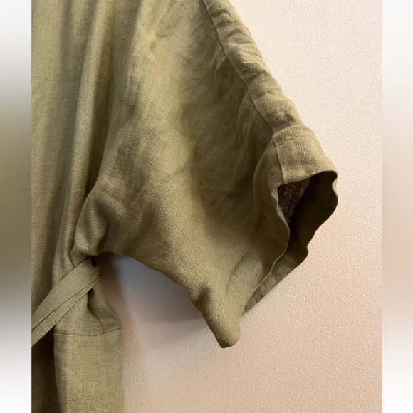 Linenfox Olive Green Jumpsuit - Picture 8 of 8